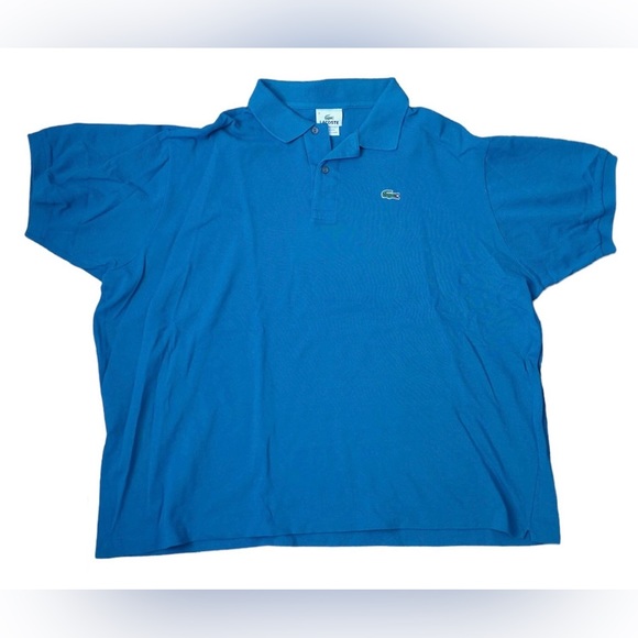 Lacoste Men’s Short Sleeve Polo Shirt Size 9 XXXL Blue - Picture 1 of 2